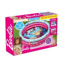 Piscina De Bolinhas Inflável - Barbie Com 25 Bolinhas - Fun