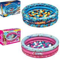 Piscina de Bolinhas Inflável Infantil Com 25 Bolinhas Redonda - Fun Piscina de Bolinhas Inflável Infantil Com 25 Bolinhas Redonda - Fun