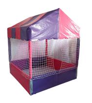 Piscina De Bolinhas Menina Rosa 1,00 X 1,00m Sem Bolinhas