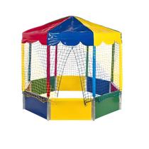 Piscina de Bolinhas Oitavada 2,00m Picadeiro Casinha Barraquinha Infantil Colorida Premium