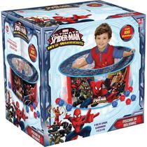 Piscina de bolinhas spider-man 100 bolinhas lider