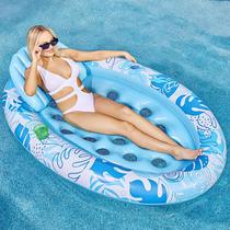 Piscina de bronzeamento inflável Floats Sloosh Oval Tanning Float Lounger Piscina de bronzeamento inflável Floats Sloosh Oval Tanning Float Lounger