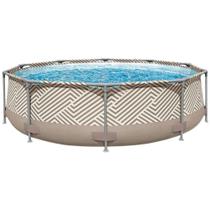 Piscina De ção Circular 5.200 Litros Diâmetro 3,05 Metros Mor Piscina De ção Circular 5.200 Litros Diâmetro 3,05 Metros Mor