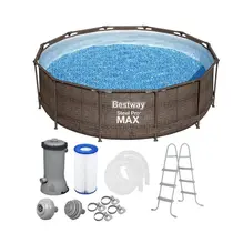 Piscina Deluxe 9150L 220V - Bestway Piscina Deluxe 9150L 220V - Bestway