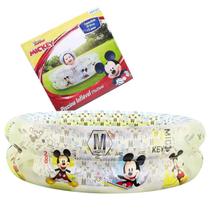 Piscina Do Mickey Inflável Infantil 70 Litros Original Disney Etitoys Para Água Ou Bolinhas