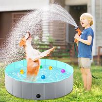 Piscina dobrável para cães LuxPool Plástico Rígido PVC 80x20cm