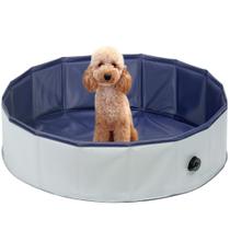 Piscina dobrável para cães Petace, piscina portátil de 31,5 cm