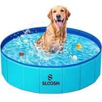 Piscina dobrável portátil para cães Sloosh Hard Plastic de vários tamanhos