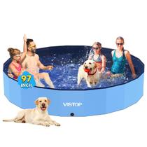 Piscina Dobrável VISTOP Jumbo para Cães 247x40 cm Azul Piscina Dobrável VISTOP Jumbo para Cães 247x40 cm Azul