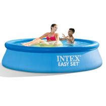 Piscina easy set 1942 litros redonda2,44mx61cm intex 28106np