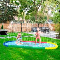 Piscina Esteira Chafariz Infantil Bebê Criança Antiderrapante Brinquedo Interativo ao Ar Livre Splash Sprinkler Fonte
