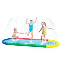 Piscina Esteira Infantil Brastoy Chafariz Jato DÁgua Para Criança Pets 250x100cm Splash Sprinkler Pad PVC Resistente Piscina Esteira Infantil Brastoy Chafariz Jato DÁgua Para Criança Pets 250x100cm Splash Sprinkler Pad PVC Resistente