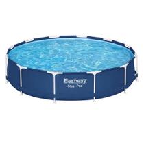 Piscina Estruturada 6.473L Circular 3,66m x 76cm Steel Pro Bestway