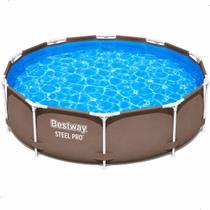 Piscina Estruturada Bestway Steel Pro 4678L Redonda 3,05m x 76cm Piscina Estruturada Bestway Steel Pro 4678L Redonda 3,05m x 76cm