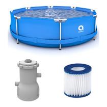 Piscina Estruturada Redonda 305x76cm 4870L Bomba Filtro 220V Piscina Estruturada Redonda 305x76cm 4870L Bomba Filtro 220V