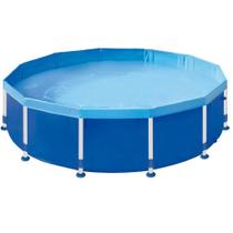 Piscina Estruturada Redonda Circular Aço 77cm x 3,02m 5500L 1008 - Mor