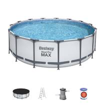 Piscina Estrutural 16015 litros P Max Capa Escada Filtro 110V/220V Bestway