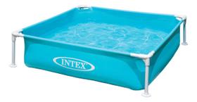 Piscina Estrutural 342l 122x122x30cm - Intex Piscina Estrutural 342l 122x122x30cm - Intex