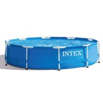 Piscina Estrutural 4.485 Litros Metal Frame Armação Intex Piscina Estrutural 4.485 Litros Metal Frame Armação Intex