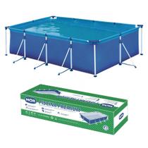 Piscina Estrutural 5000 Litros Resistente Azul Premium - MOR