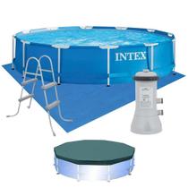 Piscina Estrutural 6.503 Litros Completa - Intex Piscina Estrutural 6.503 Litros Completa - Intex