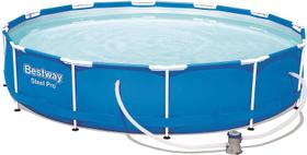 Piscina Estrutural 6473 litros Pro Max Azul + Filtro 110V Bestway