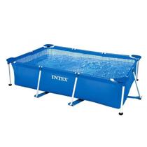 Piscina Estrutural Infantil Retangular 1.662 Litros Intex Piscina Estrutural Infantil Retangular 1.662 Litros Intex