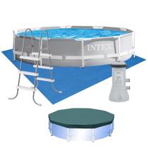 Piscina Estrutural Prism 8.592 Litros Bomba Filtro Escada Capa e Forro