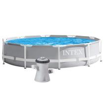 Piscina Estrutural Prism Bomba Filtrante 110v Intex