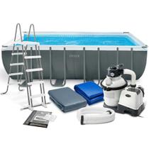 Piscina Estrutural Retangular 17.203 Litros Ultra XTR 220v Completa - Intex