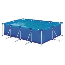 Piscina Estrutural Retangular 5000 Litros Premium 4,03X2,84X0,75m PVC Azul 001024 MOR
