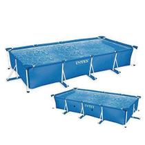 Piscina Estrutural Retangular 7.127 Litros Com Filtro Intex Piscina Estrutural Retangular 7.127 Litros Com Filtro Intex