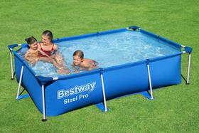 Piscina Estrutural Retangular Azul 2300L Bestway