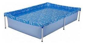 Piscina Estrutural Retangular Mor 1000 Litros Azul Água