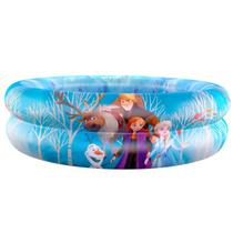 Piscina Frozen Inflavel Redonda Elsa Anna Olaf Disney 100 L