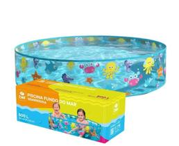 Piscina Fundo do Mar Semirrígida 500L 152 cm de diâmetro x 25 cm de altura Bel