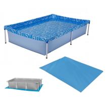 Piscina Infantil 1000 Litros + Forro Kit