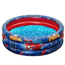 Piscina Infantil 130 a 200 Litros Fundo Do Mar Princesas Homem Aranha Azul Rosa Criança Bebe Menina Menino Banheira