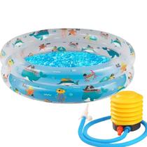 Piscina Infantil 130 a 200 Litros Homem Aranha Princesas Rosa Azul Verde Criança Bebe Menina Menino Com Inflador