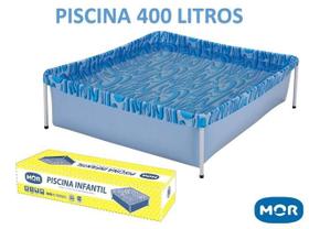 Piscina Infantil 400 Litros Quadrada Criança Mor 1000 Piscina Infantil 400 Litros Quadrada Criança Mor 1000
