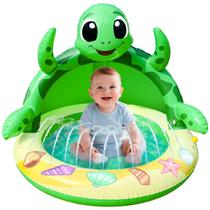Piscina Infantil AMENON Tartaruga com Chuveirinho e Toldo 104x89 cm Piscina Infantil AMENON Tartaruga com Chuveirinho e Toldo 104x89 cm