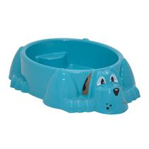 Piscina Infantil Aquadog em Polipropileno com Assento Azul Tramontina