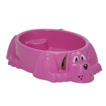 Piscina Infantil Aquadog em Polipropileno com Assento Rosa Tramontina