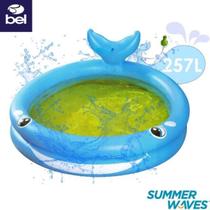 Piscina Infantil Baleia Spray 257L