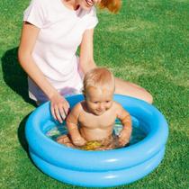 Piscina Infantil Bebê 2 Anéis 21L Inflável Para Bolinhas ou Água - Dute Toys