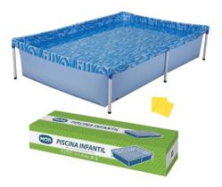 Piscina Infantil Com Armação 1000 Litros 189X126X42Cm Mor