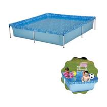 Piscina Infantil Crianças 400L Pequena Retangular