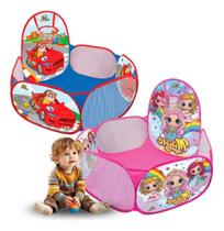 Piscina Infantil De Bolinhas Com Cestinha Bebê Menino Menina