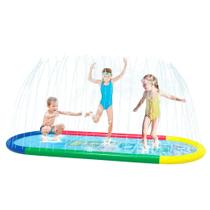 Piscina Infantil Esteira Chafariz Fonte Bebê Criança Antiderrapante Brinquedo Interativo ao Ar Livre Splash Sprinkler - Brastoy