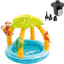 Piscina infantil ilha tropical c/ cobertura + bomba elétrica Piscina infantil ilha tropical c/ cobertura + bomba elétrica